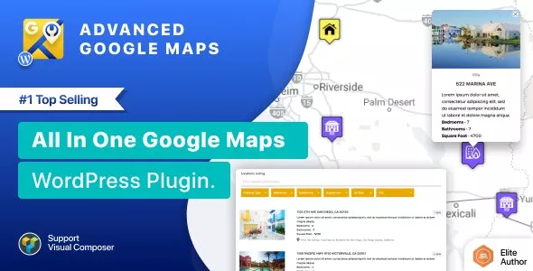 Advanced Google Maps Plugin for Wordpress v5.3.5