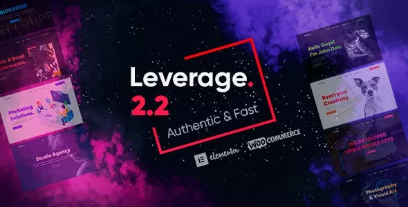 Leverage v2.1.6 - Creative Agency & Portfolio WordPress Theme