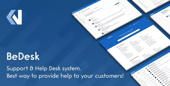 BeDesk v1.3.6 - Customer Support Software & Helpdesk Ticketing System
