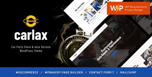 Carlax v1.0.7 - Car Parts Store & Auto Service WordPress Theme