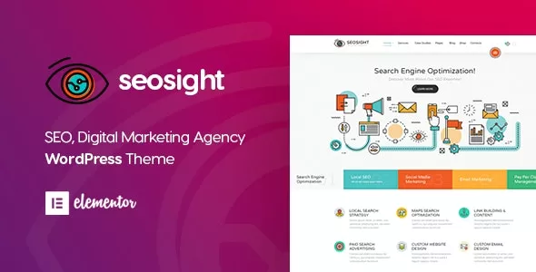Seosight v5.9.5 - Digital Marketing Agency WordPress Theme