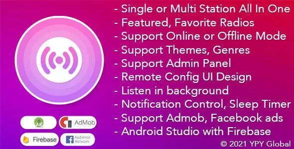 XRadio v4.6 - Best Radio Template for Android