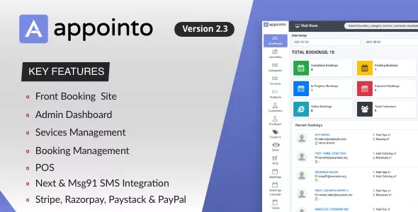 Appointo v2.2.5 - Booking Management System