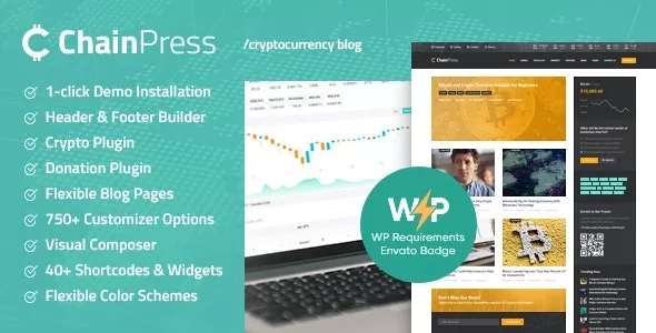 ChainPress v1.0.5 – Financial WordPress Business Blog Theme