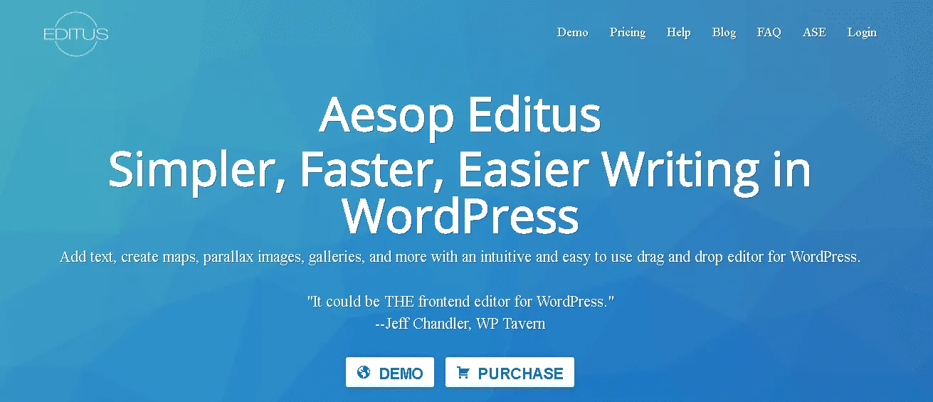 Editus v1.4.5 – Front End Editor for WordPress
