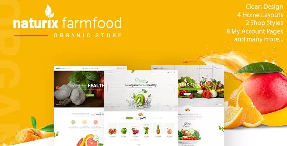 Naturix v1.0.2 - Organic Fruit Vegetables Store HTML Template with RTL