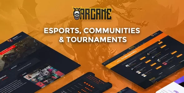 Arcane v3.6.5 - The Gaming Community WordPress Theme