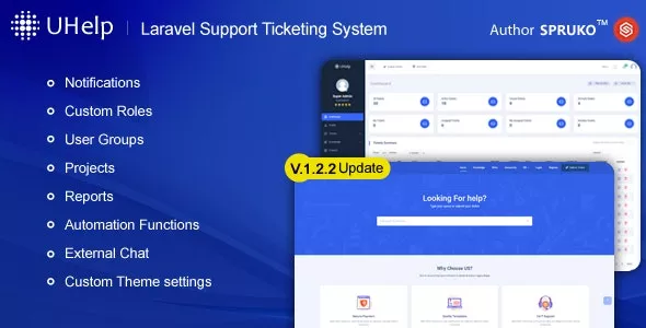 Uhelp v1.2.1 - Helpdesk Support Ticketing System