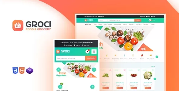 Groci v2.2.3 - Organic Food and Grocery Market WordPress Theme