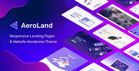 AeroLand v1.4.0 - App Landing Software Website WordPress Theme