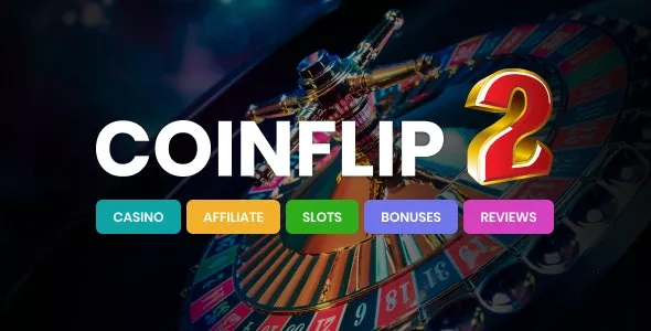 Coinflip v2.7.1 - Casino Affiliate & Gambling WordPress Theme