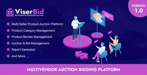 ViserBid - Multivendor Auction Bidding Platform