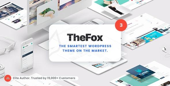 TheFox v3.9.20 - Responsive Multi-Purpose WordPress Theme