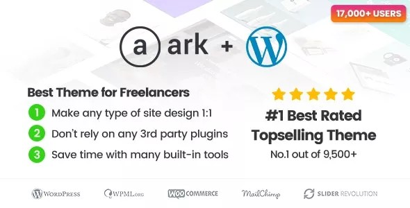 The Ark v1.62.0 - WordPress Theme Made for Freelancers