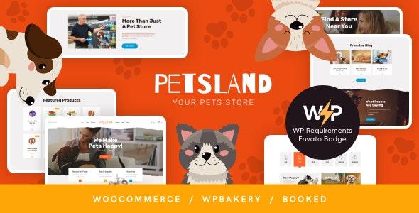 Pets Land v1.2.6 - Domestic Animals Shop & Veterinary WordPress Theme