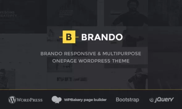 Brando Responsive and Multipurpose OnePage WordPress Theme v2.4