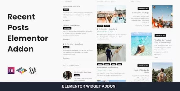 Recent Posts Elementor Addon v1.0