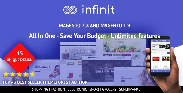 Infinit v1.2.4 - Multipurpose Responsive Magento 2 and 1 Theme