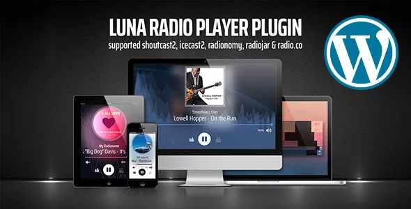 Luna Web Radio Player WordPress Plugin v6.22.04.11