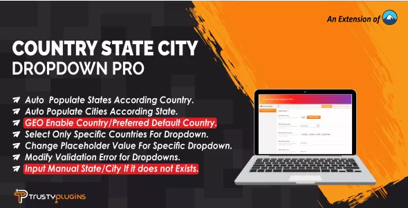 Country State City Dropdown PRO v5.0