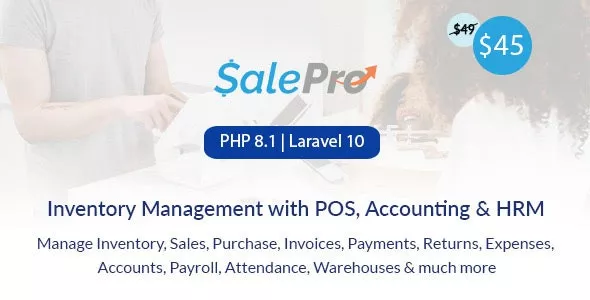 SalePro v4.1.0 - POS, Inventory Management System, HRM & Accounting