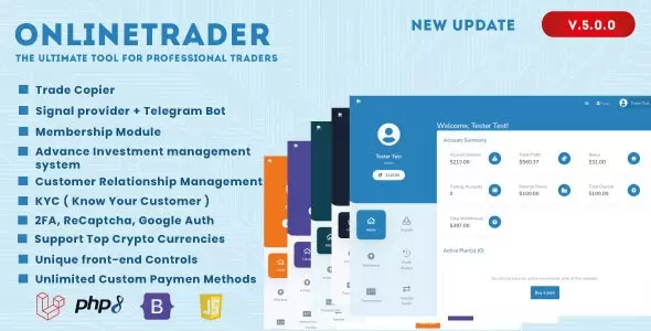 OnlineTrader v4.2.0 - Trading and Investment Management System