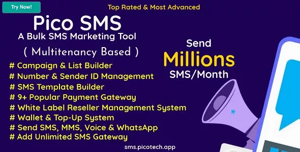 PicoSMS v2.3 - SMS Marketing Tool