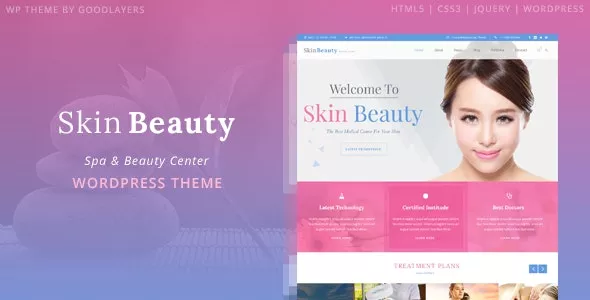 Skin Beauty v1.3.1 - Spa WordPress Theme