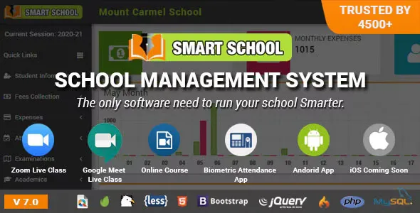 Smart School v6.2.0 - School Management System