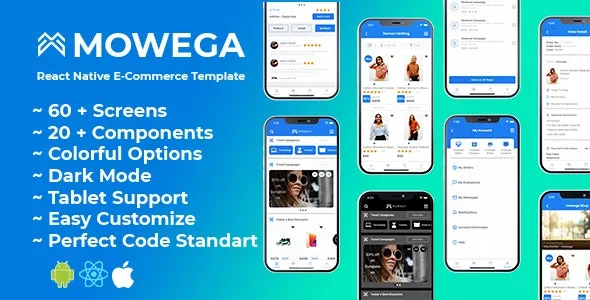 mowega React Native for E-Commerce Shopping Template