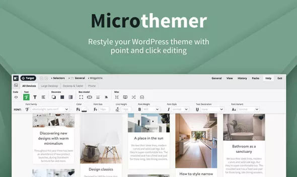 Microthemer v7.0.8.1 – WordPress Visual Editor to Customize CSS