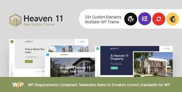 Heaven11 v1.0.7 - Property & Apartment Real Estate WordPress Theme