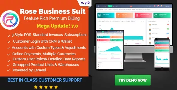 Rose Business Suite v7.0 - Accounting, CRM and POS Software