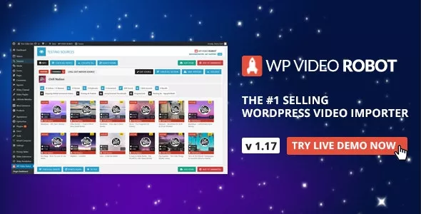WordPress Video Robot v1.17.0 - The Ultimate Video Importer