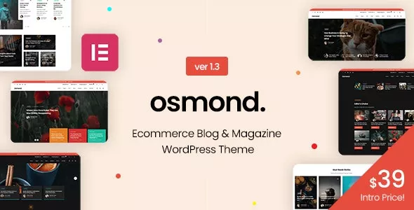 Osmond v1.3 – Ecommerce Magazine WordPress Theme