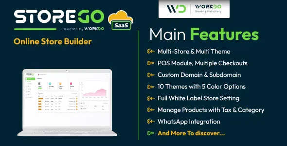 StoreGo SaaS v4.4 - Online Store Builder