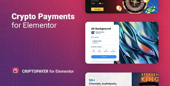 Criptopayer v1.0.0 - Crypto Payment Button for Elementor