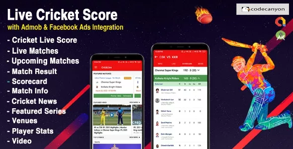 Android Cricket Live v1.0 - Live Ipl Match, ICC World Cup, Cricket News, Latest Update