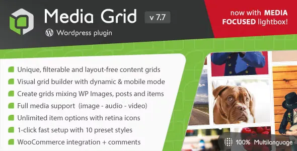 Media Grid v7.5.3 - Wordpress Responsive Portfolio