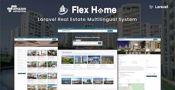 Flex Home v2.32 - Laravel Real Estate Multilingual System