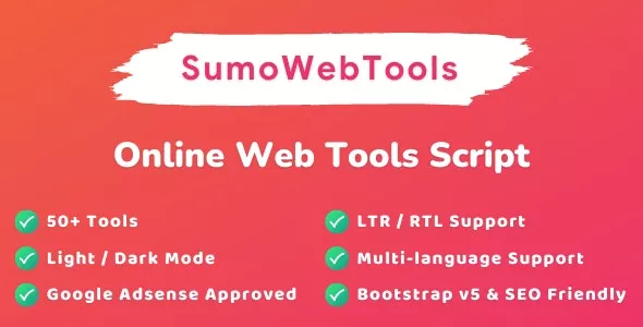 SumoWebTools v1.0.4 - Online Web Tools Script