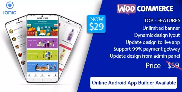 Quick Order v1.9 - Ionic 5 Mobile App for Woocommerce with Multivendor Features