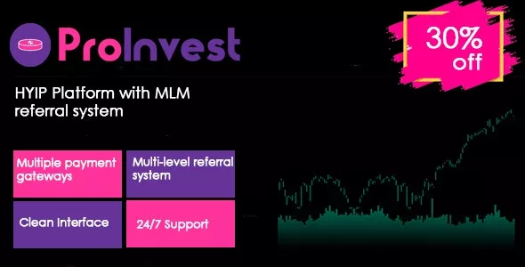 ProInvest v3.7 - Cryptocurrency and Online Investment Platform