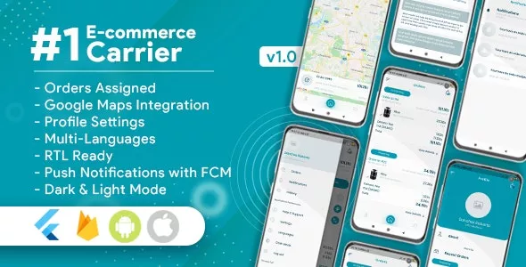 Carrier For E-Commerce Flutter App