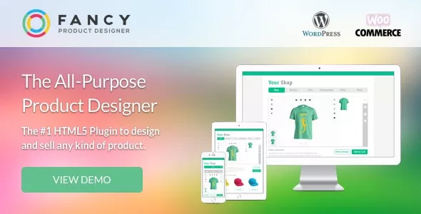 Fancy Product Designer v6.0.9 - WooCommerce WordPress