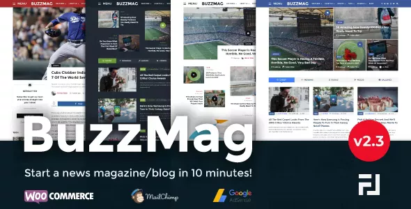 BuzzMag v2.1 - Viral News WordPress Magazine / Blog Theme