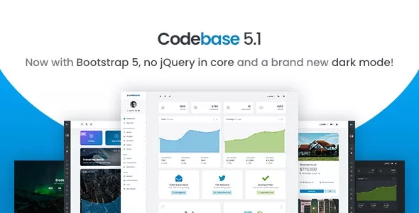 Codebase v5.1 - Bootstrap 4 Admin Dashboard Template & Laravel 8 Starter Kit
