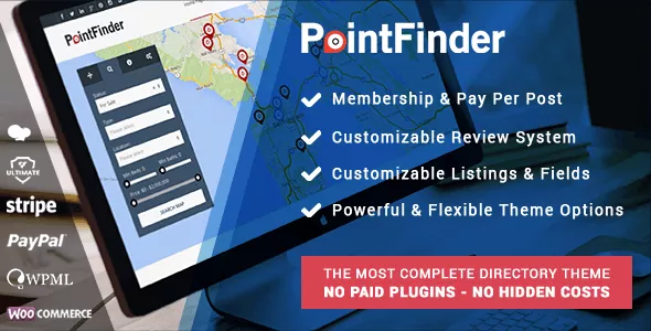 Point Finder Directory v2.0.2 - Directory & Listing WordPress Theme