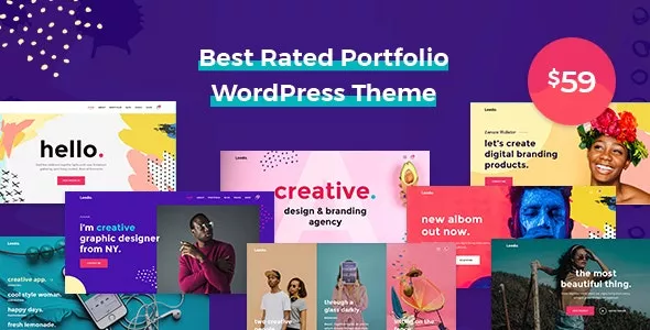 Leedo v2.0.0 - Modern, Colorful & Creative Portfolio WordPress Theme