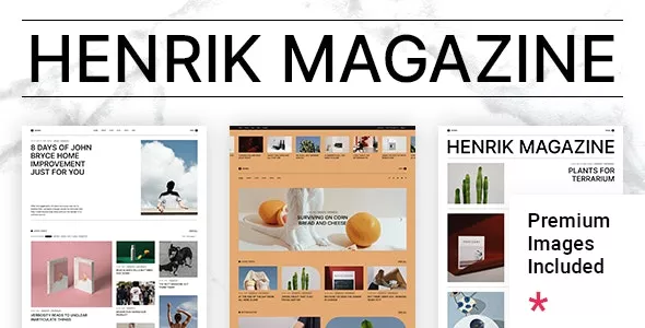 Henrik v1.0.1 – Creative Magazine Theme